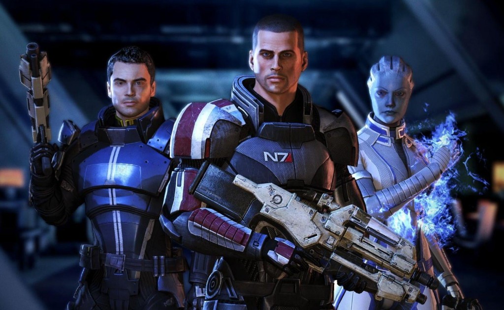 Schon interessant: Bis auf 1-2 Ausnahmen bewirbt Bioware den männlichen Shepard. (Foto: Bioware)