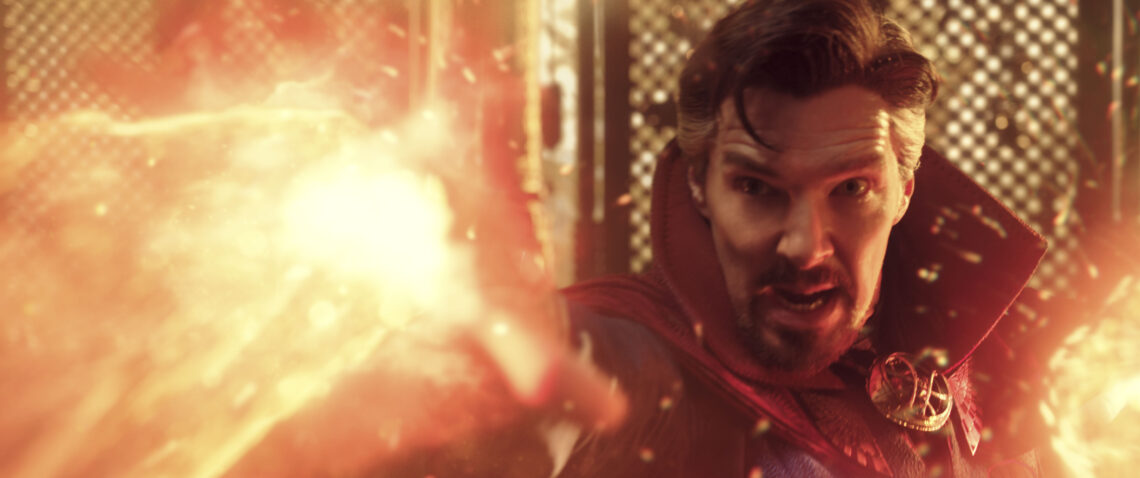 Benedict Cumberbatch as Dr. Stephen Strange in Marvel Studios' DOCTOR STRANGE IN THE MULTIVERSE OF MADNESS. Photo courtesy of Marvel Studios. ©Marvel Studios 2022. All Rights Reserved.