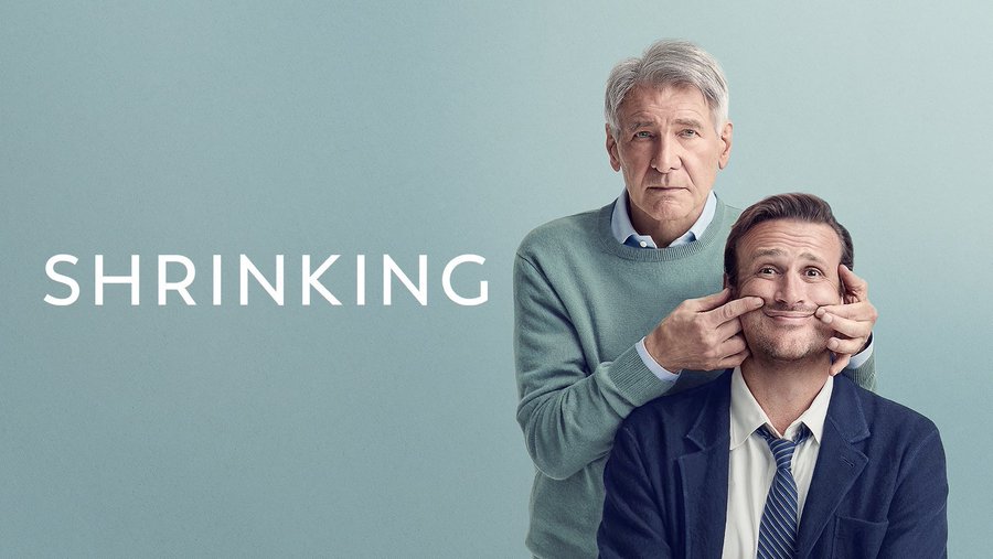 Poster für Shrinking mit Harrison Ford und Jason Segel