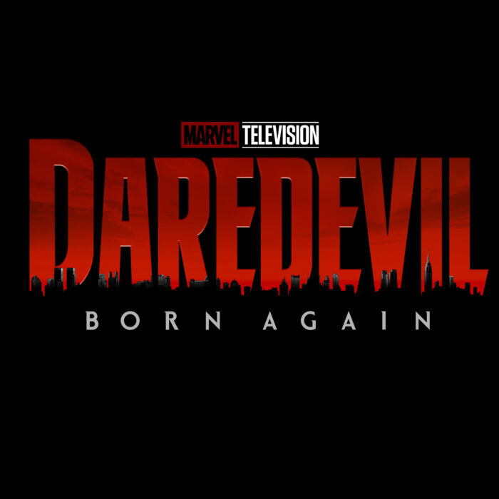 Logo der Serie Dare Devil Born Again Rot auf Schwarz