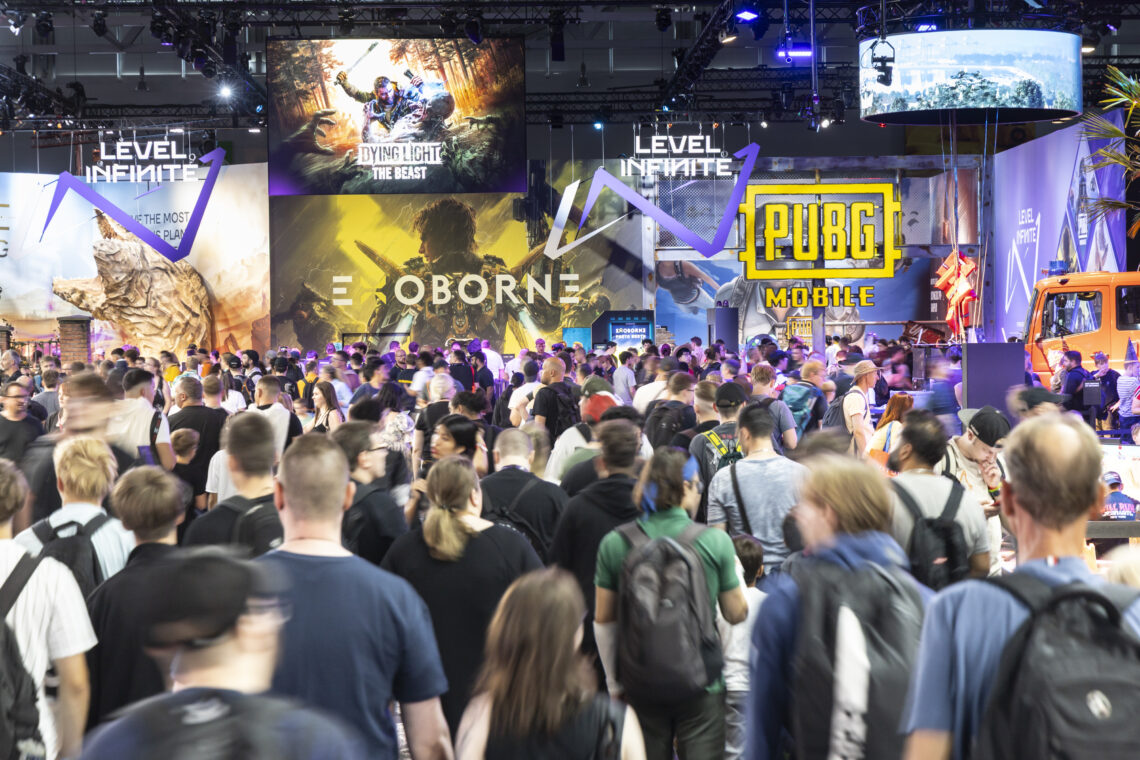 Menschenmassen auf der Gamescom