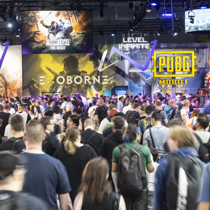 Menschenmassen auf der Gamescom